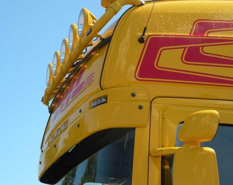 Solafskærmning 280mm Passer Scania
