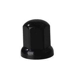 MUTTERKÅPA 33/32MM - SVART PLAST