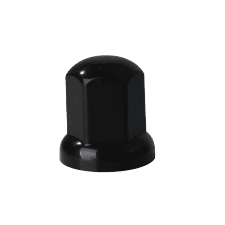 MUTTERKÅPA 33/32MM - SVART PLAST