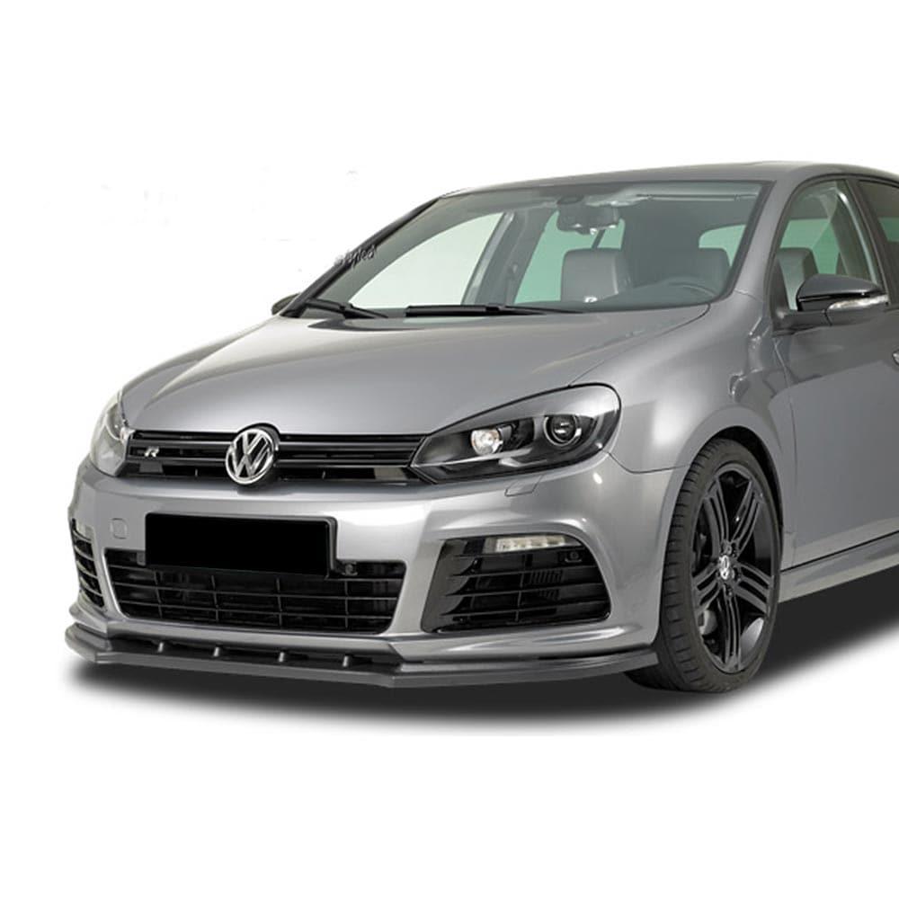 Blank sort cupspoiler foran VW Golf 6 R