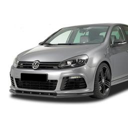 Blank sort cupspoiler foran VW Golf 6 R