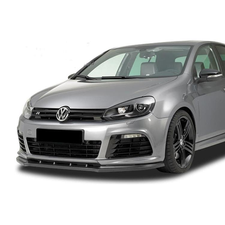 Blank sort cupspoiler foran VW Golf 6 R