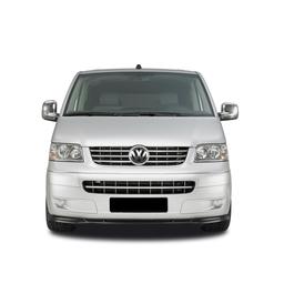 Blanksvart Cupspoiler Fram VW Transporter T5