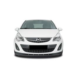 Kiiltävän musta etupuskurin lippa (cupSpoileri ) eteen  Opel Corsa D
