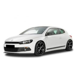 Blanksvart Cupspoiler Fram VW Scirocco
