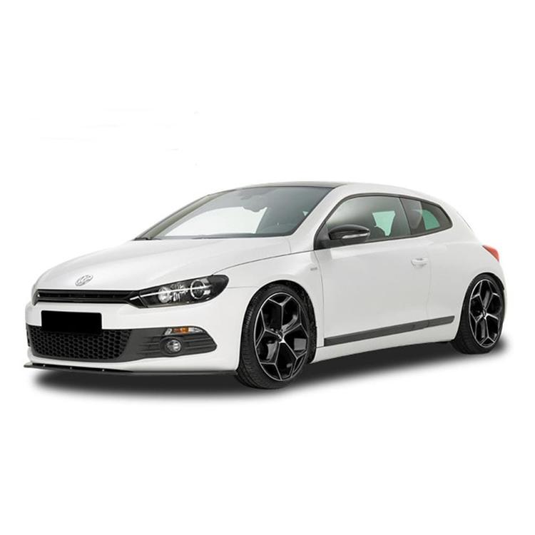 Blanksvart Cupspoiler Fram VW Scirocco