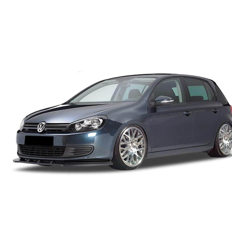 Blank sort cupspoiler foran VW Golf 6