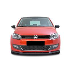 Blanksvart Cupspoiler Fram VW Polo 6R