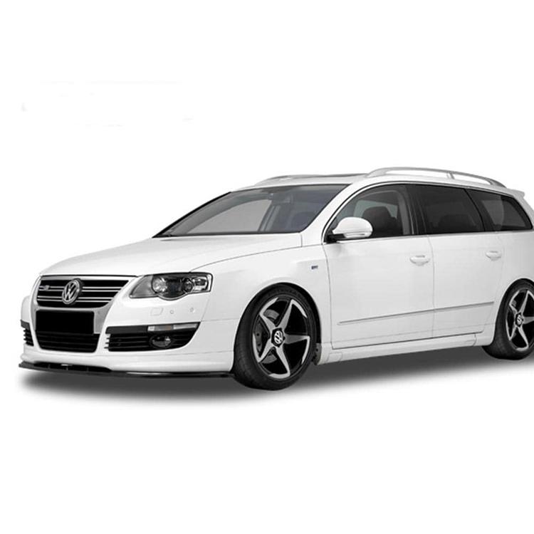 Blanksvart Cupspoiler Fram VW Passat 3C