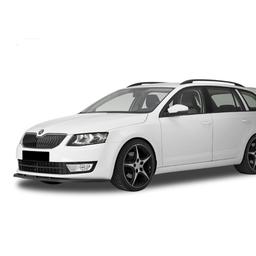 Blank sort Cupspoiler front Skoda Octavia