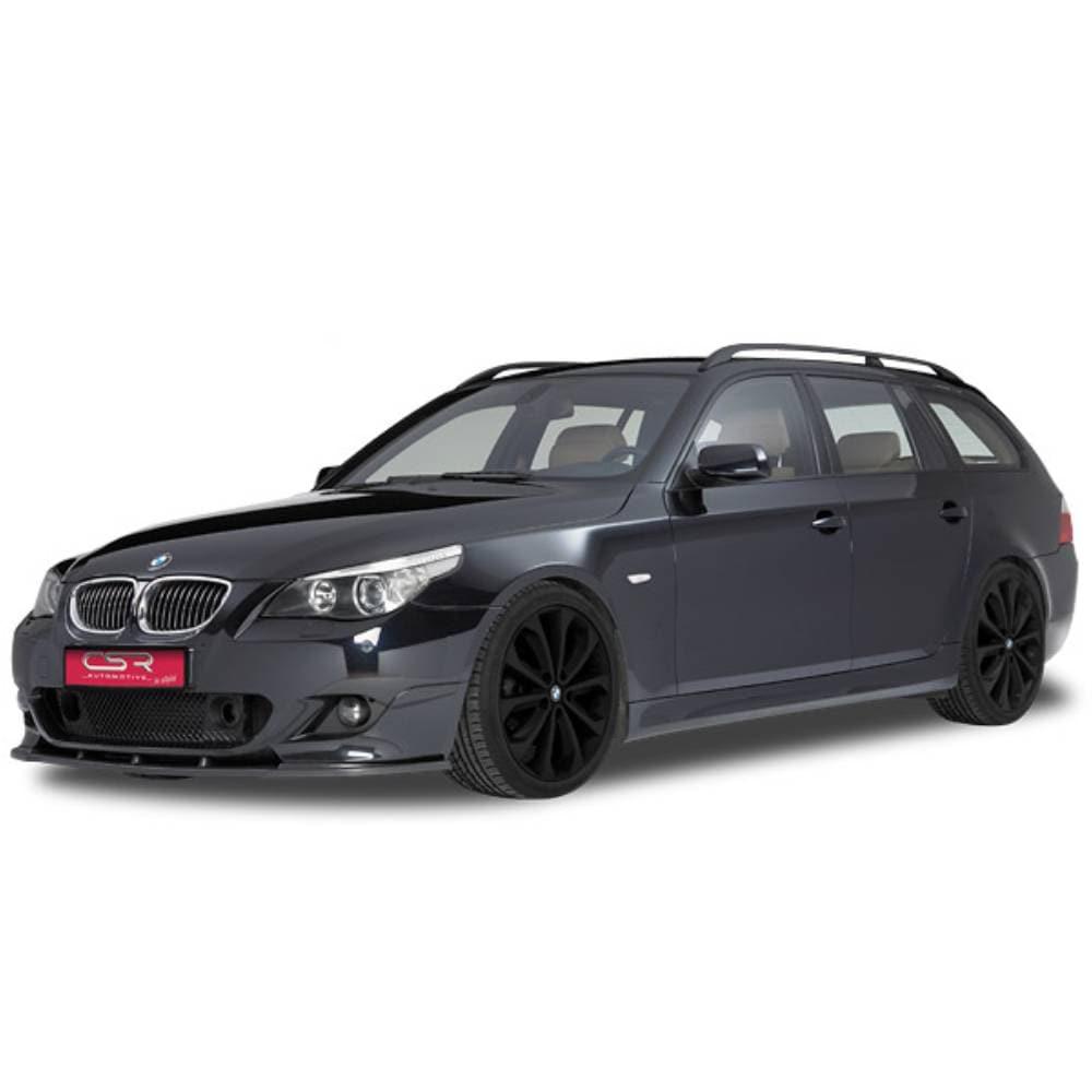 Mattsvart Cupspoiler Fram BMW 5-serie E60/E61 M-paket