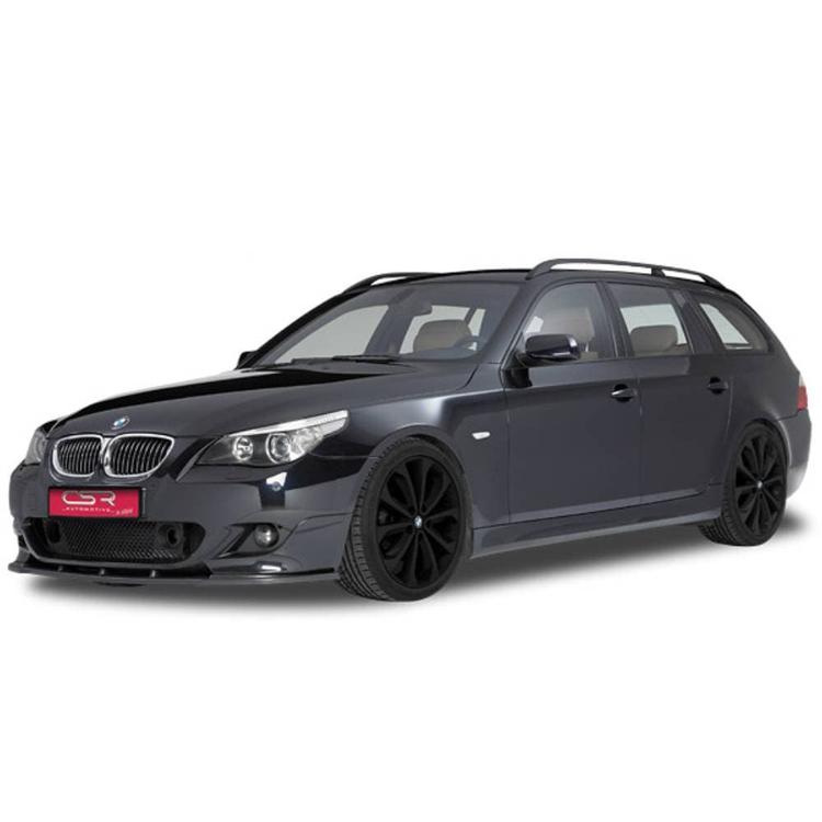 Mattsvart Cupspoiler Fram BMW 5-serie E60/E61 M-paket