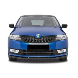 Blank sort Cupspoiler frem Skoda Rapid