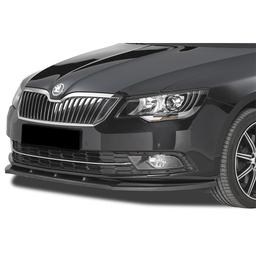 Blank sort Cupspoiler frem Skoda Superb