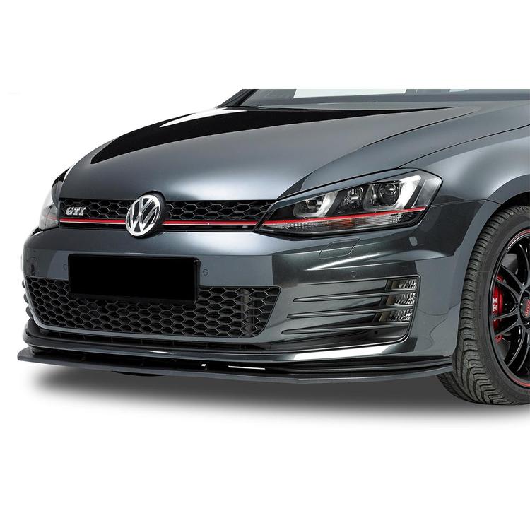 Blanksvart Cupspoiler Fram VW Golf 7