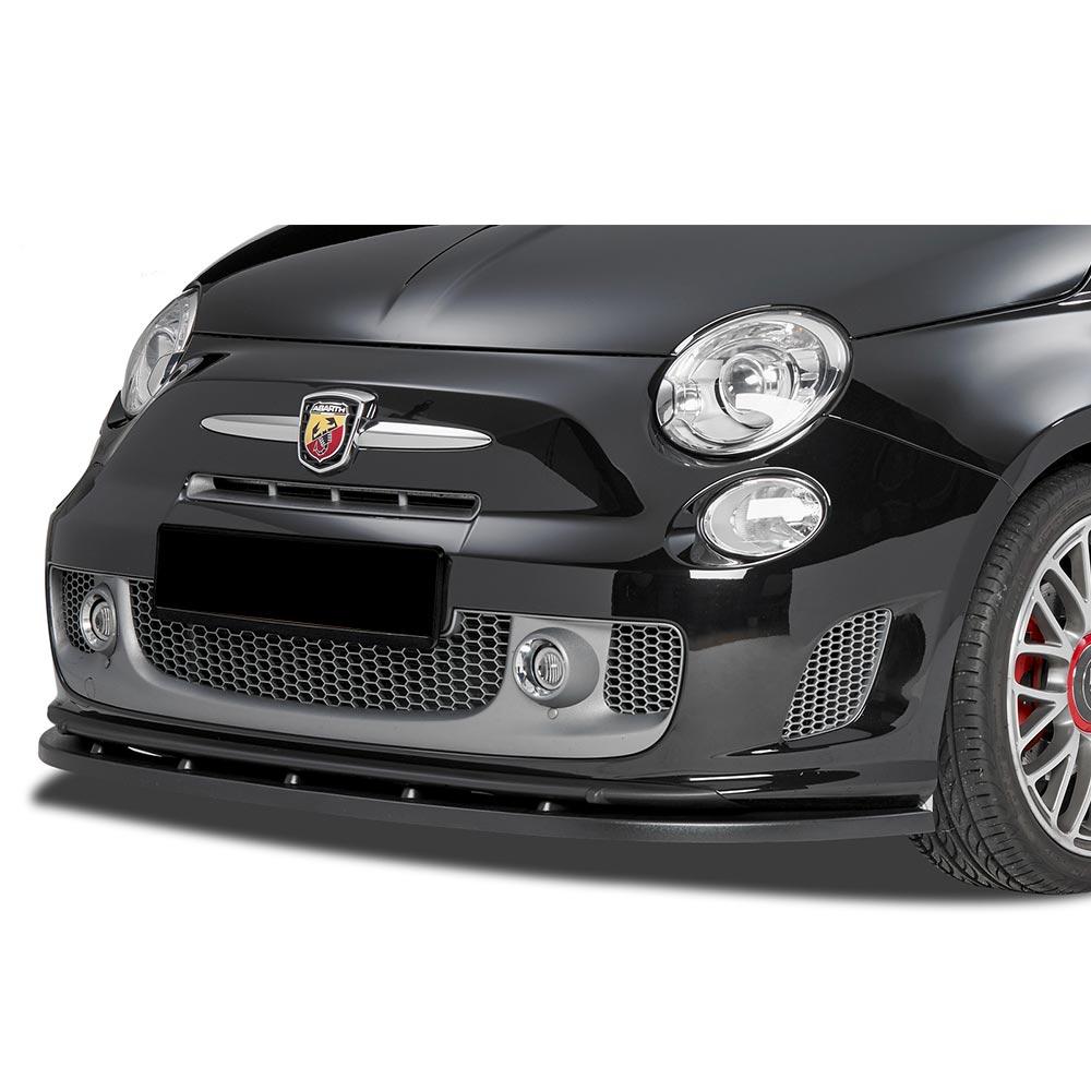 Glossy black Cupspoiler Front Fiat 500 Abarth