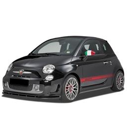 Glossy black Cupspoiler Front Fiat 500 Abarth
