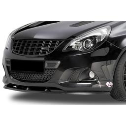 Glossy black Cupspoiler Front Opel Corsa D