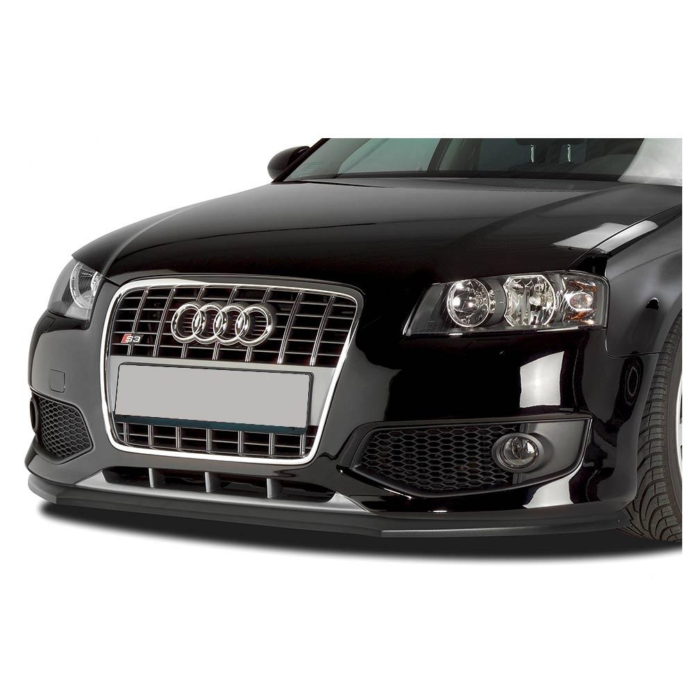 Blanksvart Cupspoiler Fram Audi S3/A3 S-Line
