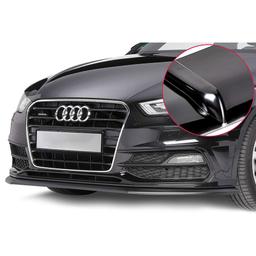 Blanksvart Cupspoiler Fram Audi S3/A3 S-Line