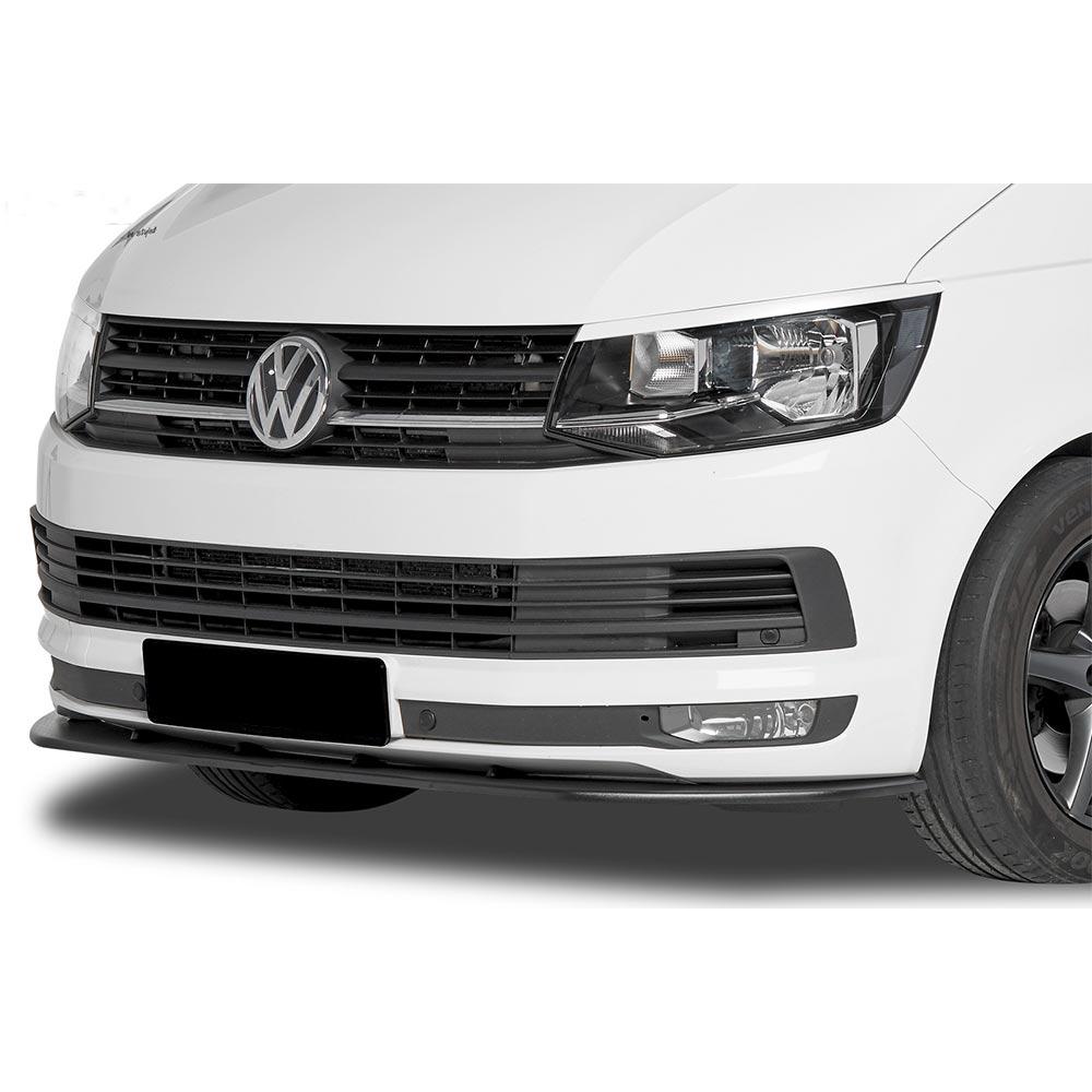 Blanksvart Cupspoiler Fram VW Transporter T6