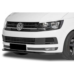 Blanksvart Cupspoiler Fram VW Transporter T6