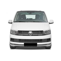 Blanksvart Cupspoiler Fram VW Transporter T6