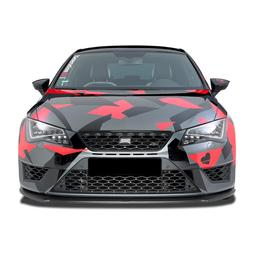 Blanksvart Cupspoiler Fram Seat Leon Cupra