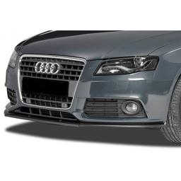Mat sort Cupspoiler foran Audi A4 B8
