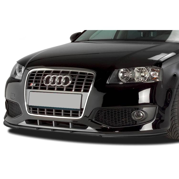 Blanksvart Cupspoiler Fram Audi S3