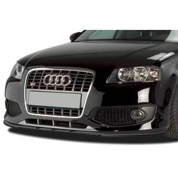 Blanksvart Cupspoiler Fram Audi S3