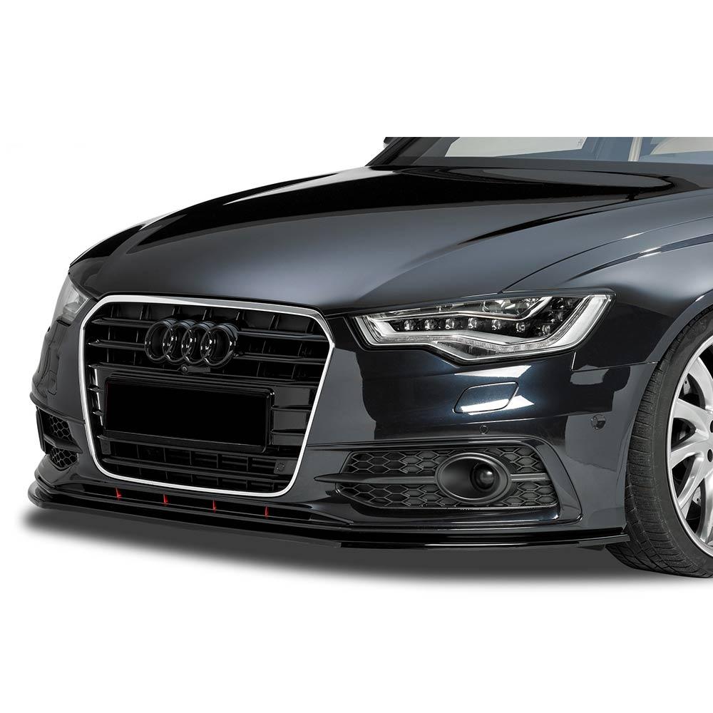 Blanksvart Cupspoiler Fram Audi A6 4G