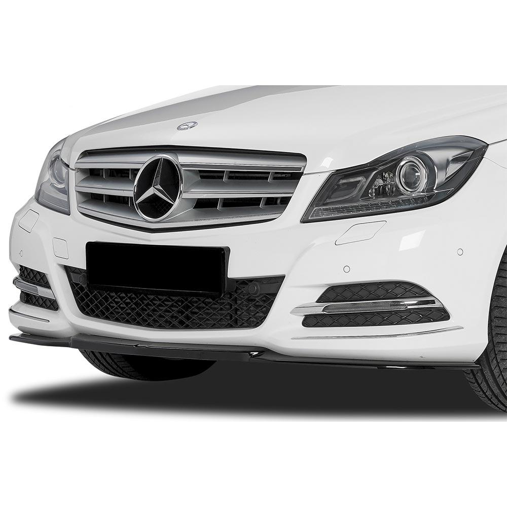 Blanksvart Cupspoiler Fram Mercedes W204 C-klass
