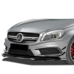 Blanksvart Cupspoiler Fram Mercedes W176 CLA