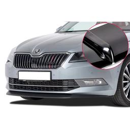 Blank sort cupspoiler foran Skoda Superb