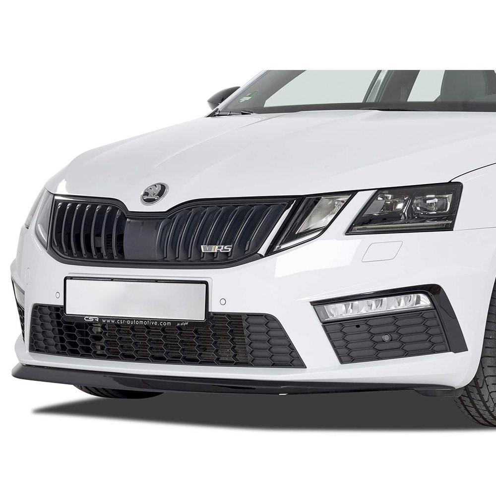 Blanksvart cupspoiler fram Skoda Octavia RS