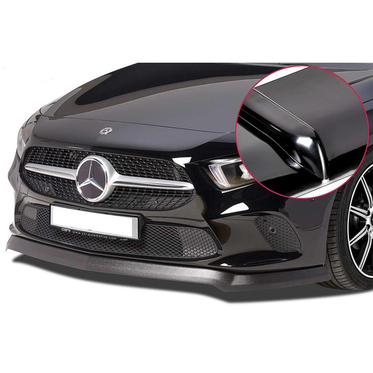 Blanksvart cupspoiler fram Mercedes W177 