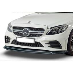 Kiiltävän musta Cupspoleri eteen Mercedes C43 AMG W205
