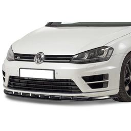 Blank sort cupspoiler foran VW Golf 7 R