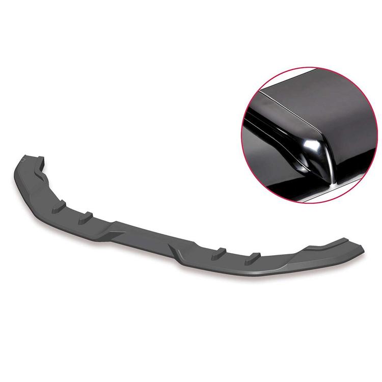 Blank sort cupspoiler foran VW Golf 7 R