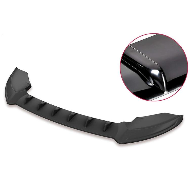 Blanksvart cupspoiler fram Ford Fiesta MK7 ST