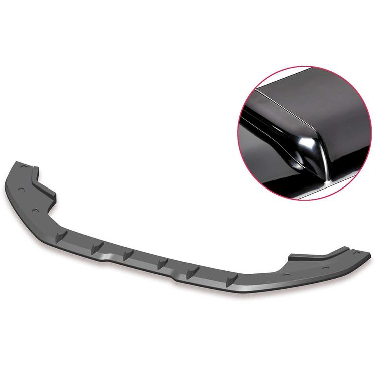 Blank sort cupspoiler foran VW Golf 7 GTI TCR