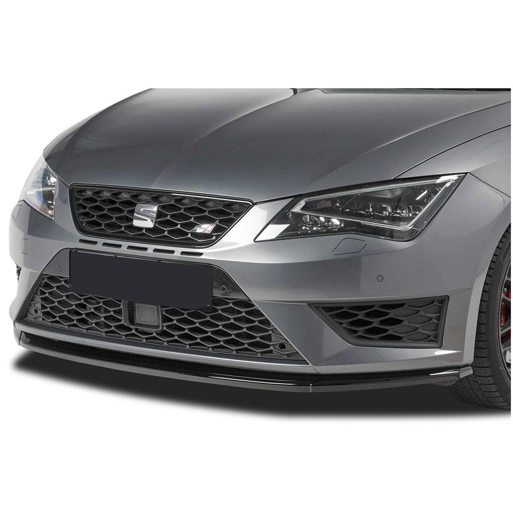 Blanksvart Cupspoiler Fram Seat Leon Cupra