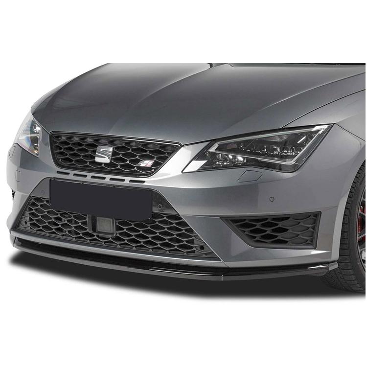 Blanksvart Cupspoiler Fram Seat Leon Cupra