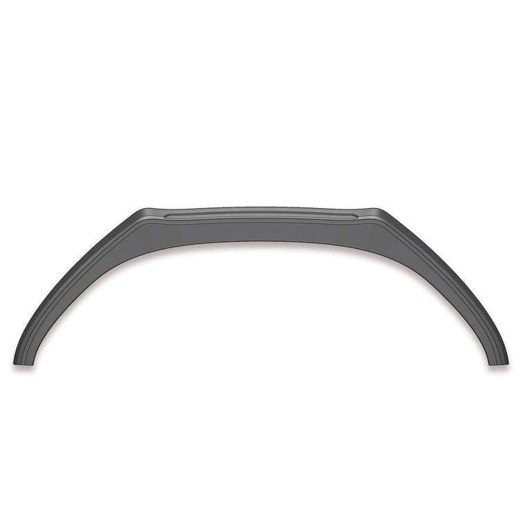 Blank sort kopspoiler foran VW Polo 6R
