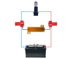Effektmotstånd 12V 21 Watt