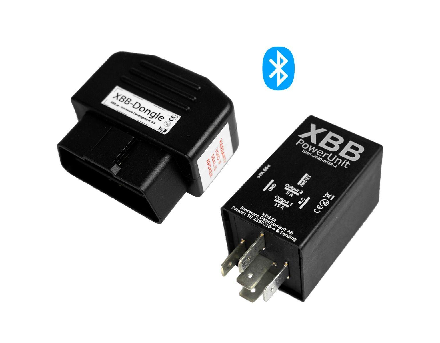 XBB Dongle OBD II trådlöst extraljusrelä - Komplett kit