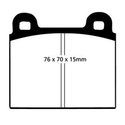 EBC Brake pads Front - VW Caravelle, Transporter