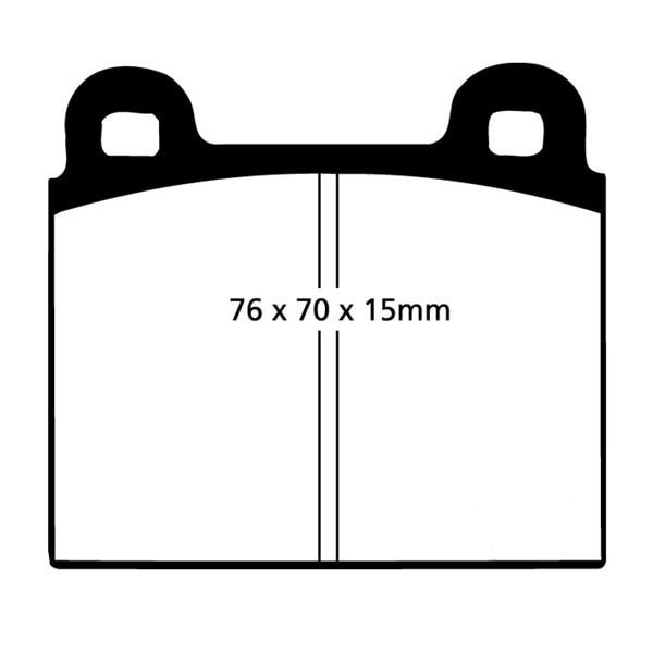 EBC Brake pads Front - VW Caravelle, Transporter