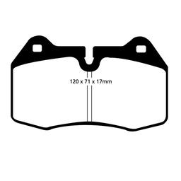 EBC Brake pads Front - BMW E38